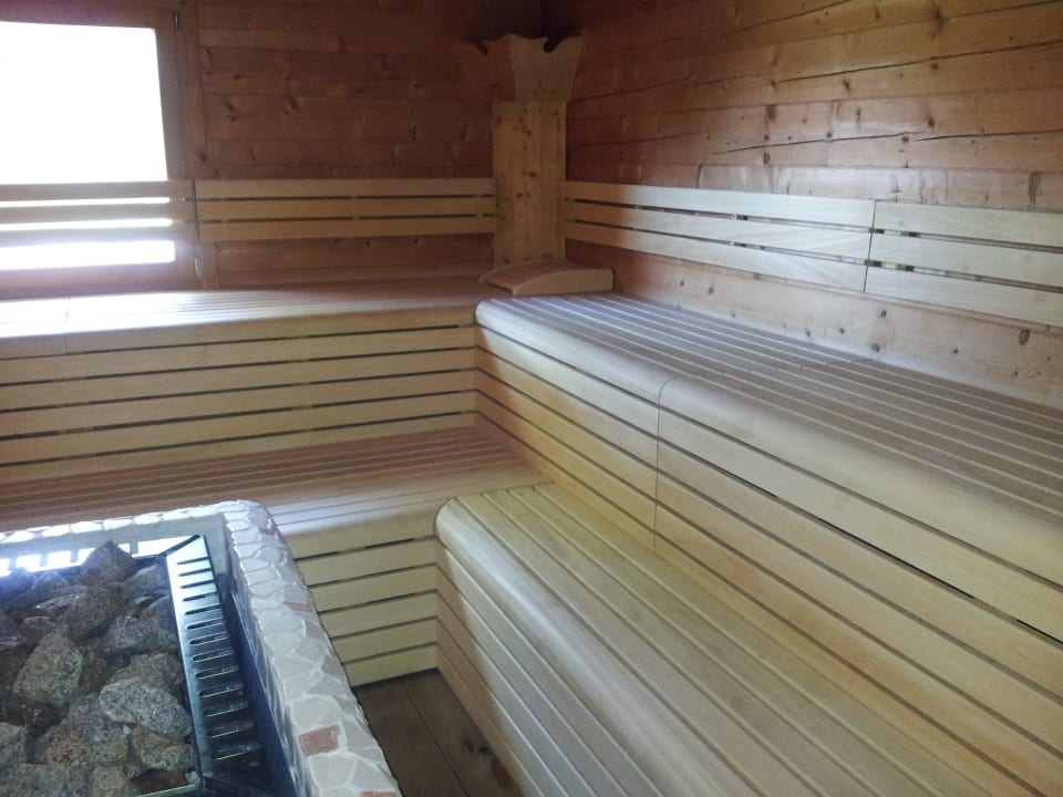 Finnische Blockhaussauna Hotel Wiesenhof Garden Resort