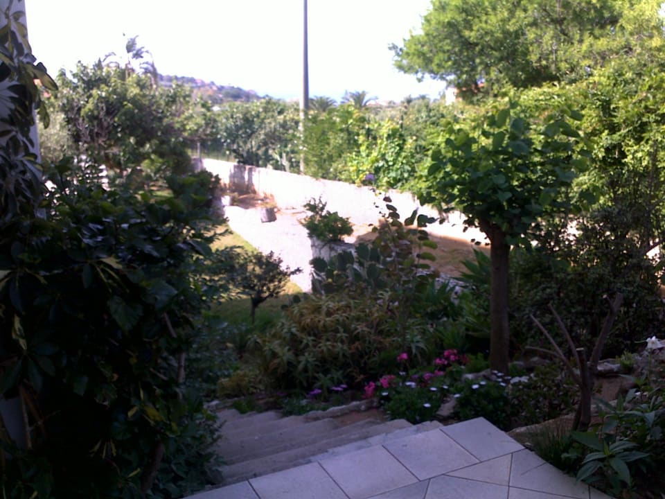 Treppe zum Pool Hotel Il Gattopardo