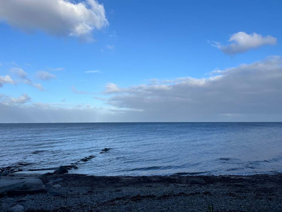Ausblick Ferienbauernhof Liesenberg mit Meerblick