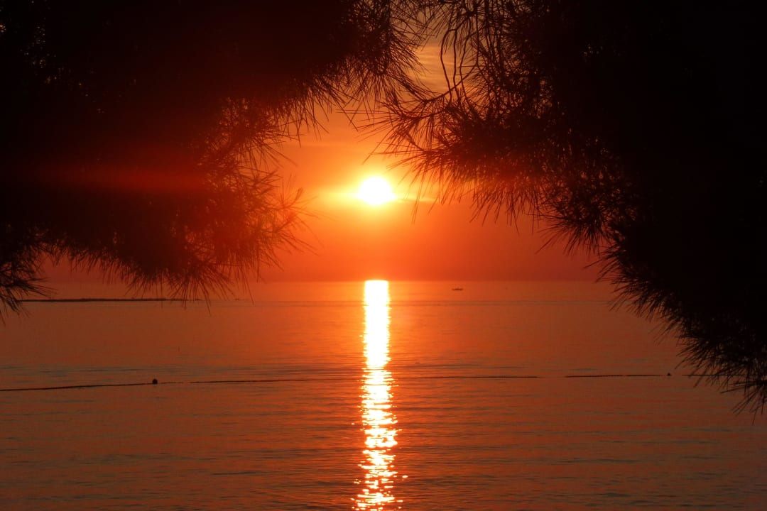 Sonnenuntergang in Porec Hotel Parentium Plava Laguna