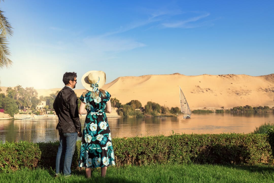 Ausblick Hotel Mövenpick Resort Aswan