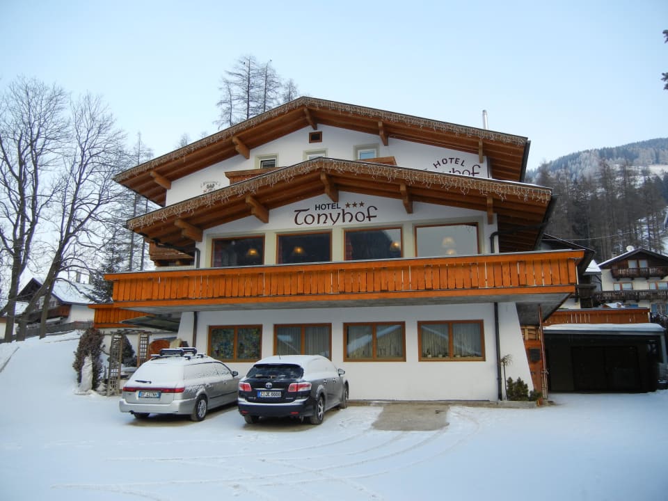 Blick auf  den Tonyhof Hotel Tonyhof