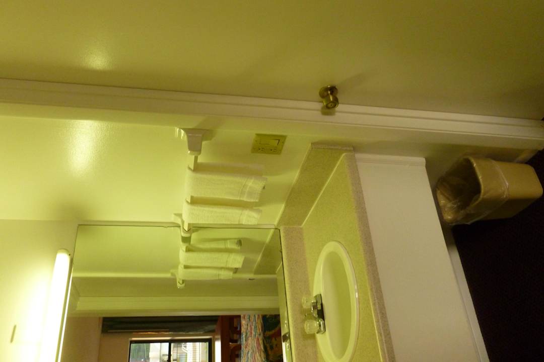 Vorraum zum Badezimmer Hotel Econo Lodge Crystal River