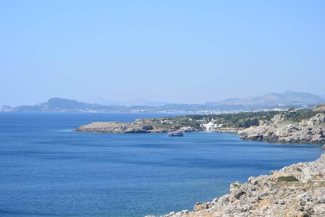 Ausblick auf das Thermalbad Kalithea Hotel Kalithea Horizon Royal