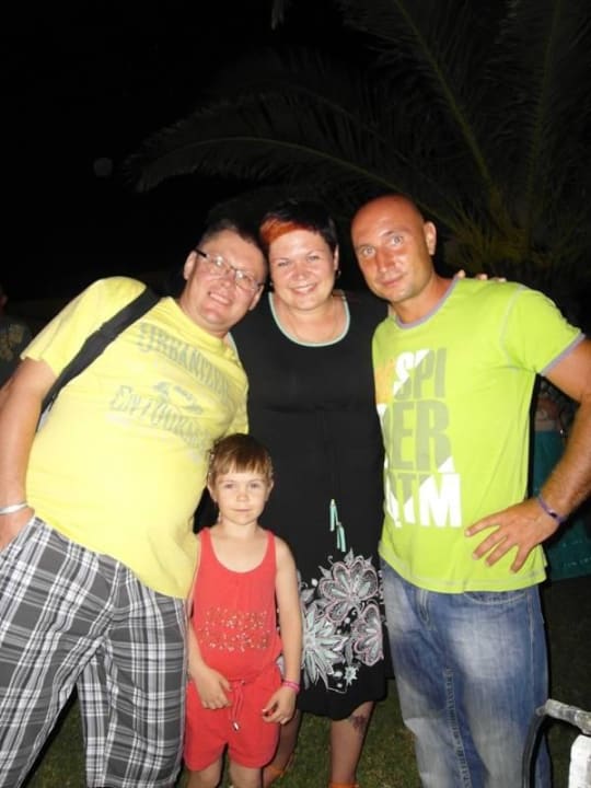 With animation team Mitsis Faliraki