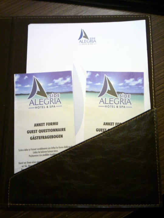 Sonstiges Side Alegria Hotel & Spa - Adults only +16