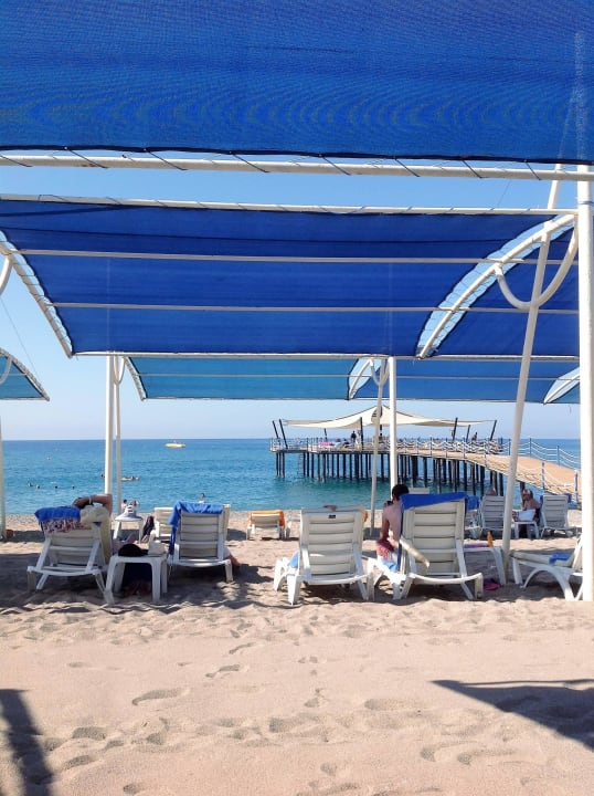 Liegeflächen unter Sonnenschutz Seaden Sea World Resort & Spa