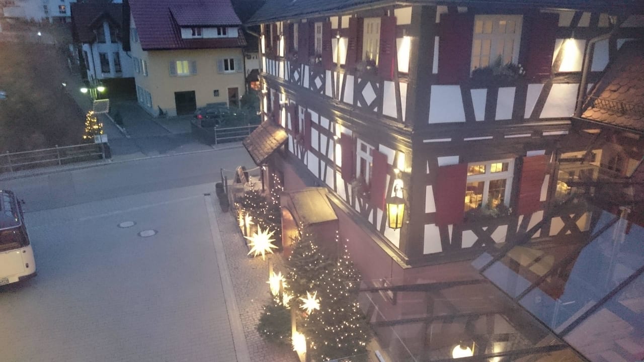 Eingangsbereich von oben Hotel Ritter Durbach