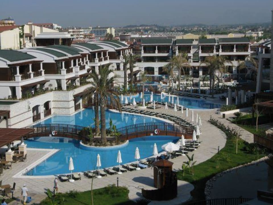 Blick vom Haus B in den neuen Teil C Sunis Kumköy Beach Resort Hotel & Spa