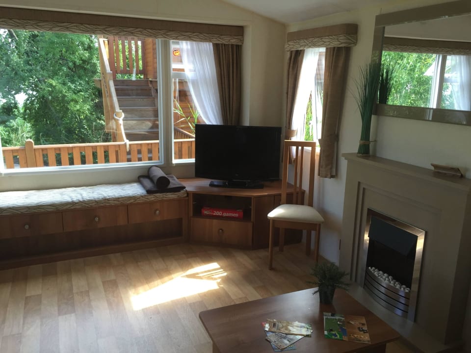 Wohnbereich im Bungalow Lieblingsplatz Parey