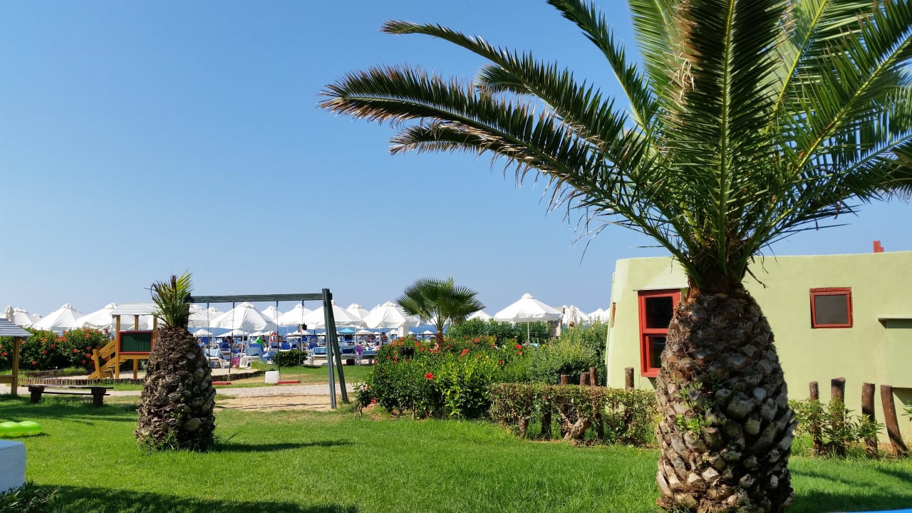 Blick vom Zimmer  Mitsis Cretan Village