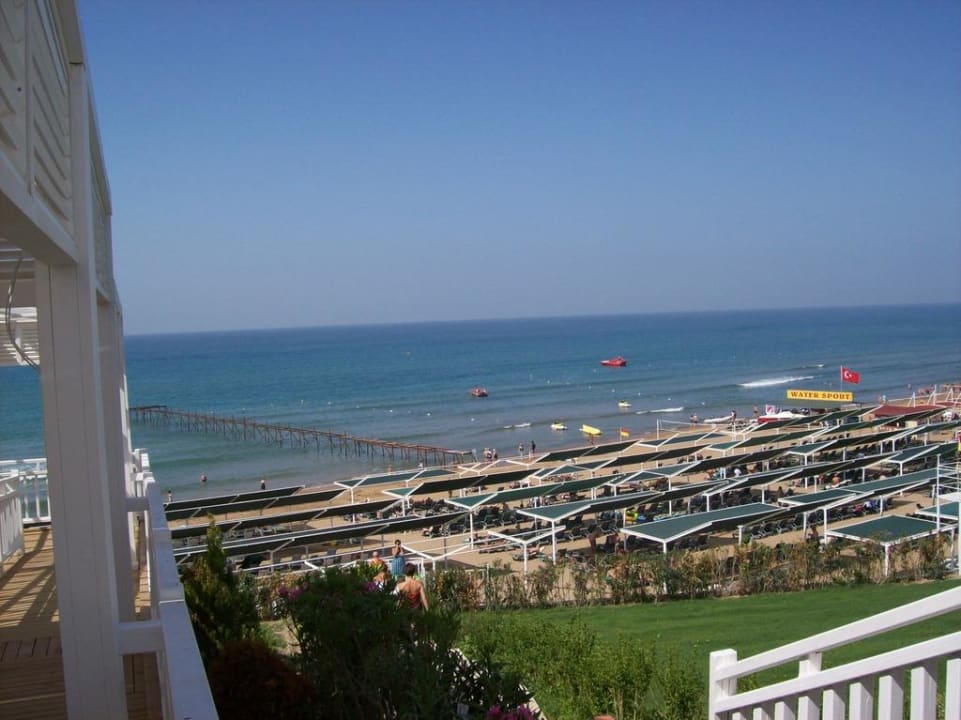 Aussicht vom Sitzplatz Beach Bar Club Side Coast