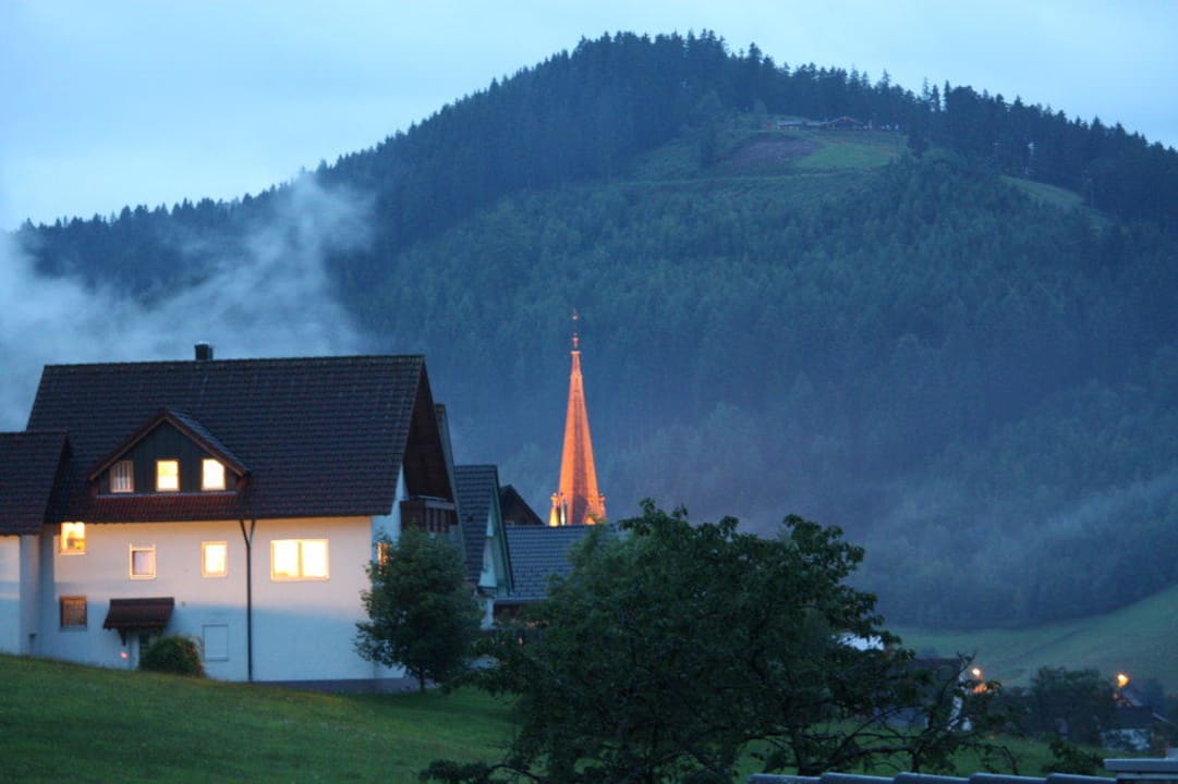 Ausblick vom Fenster Sonnenstube Hotel Pension Sonnenstube