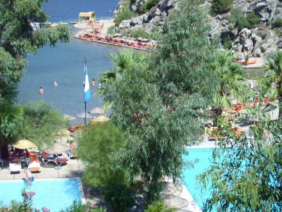 Blick vom Treppenhaus außen Turunc Resort Hotel