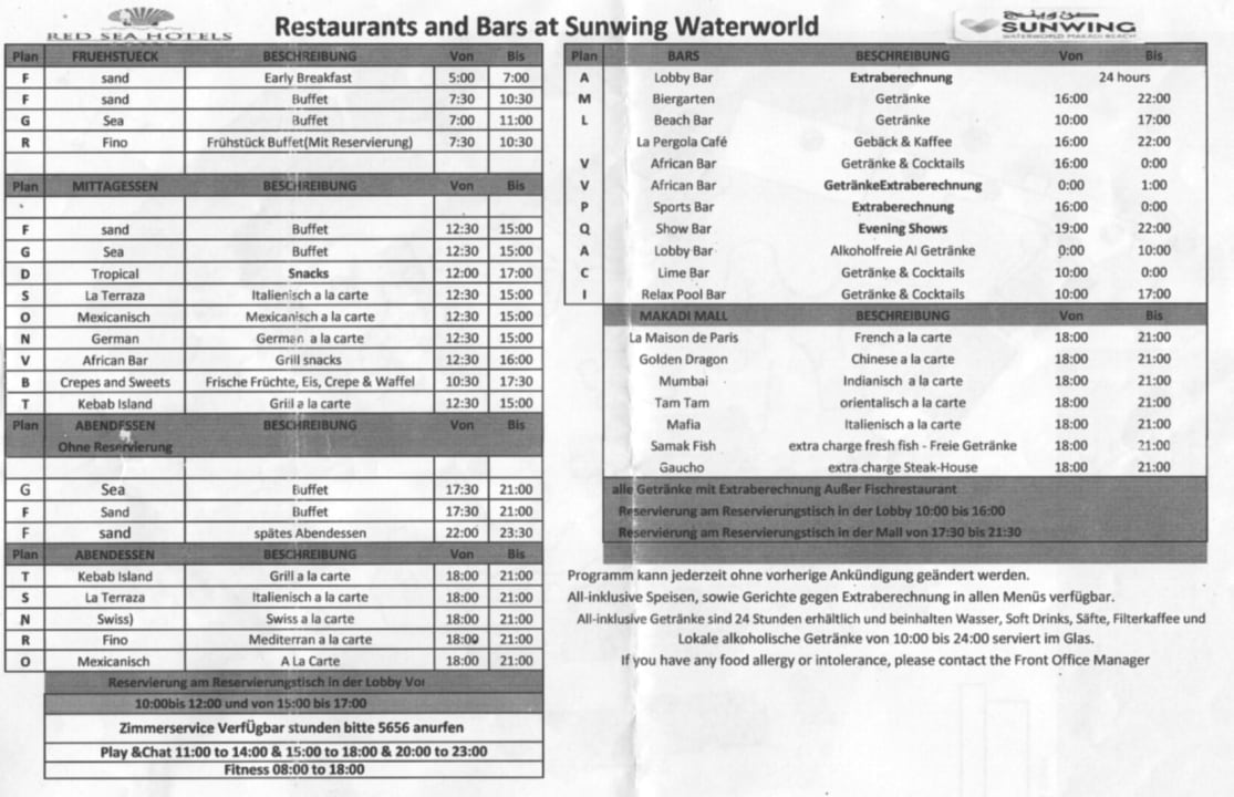 Gastro Grand Waterworld Makadi & Family Star Makadi