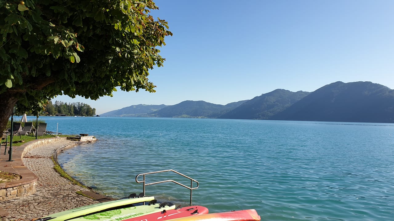 Ausblick Hotel Stadler am Attersee