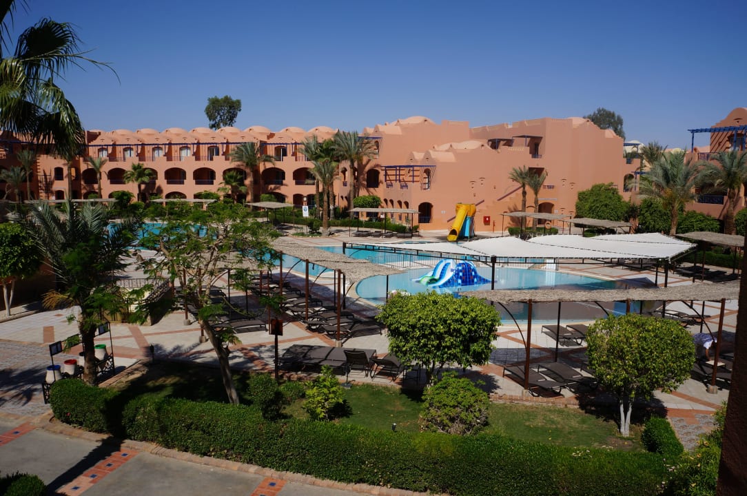 Ausblick von unserem Zimmer Jaz Makadi Oasis Resort