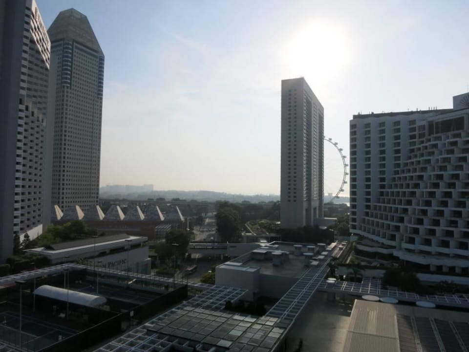 Ausblick vom Zimmer Parkroyal Collection Marina Bay