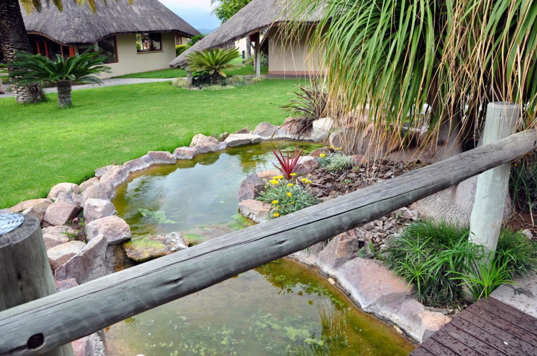 Schön gepflegte Gartenanlage Hotel Frans Indongo Lodge