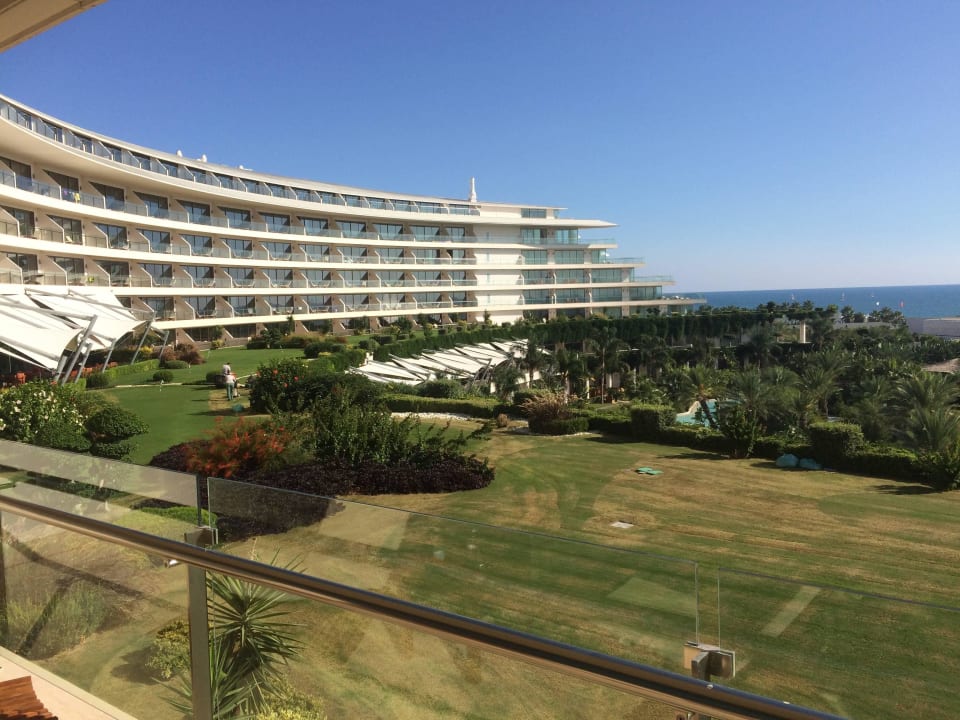 Blick vom Zimmer mit Meerblick Maxx Royal Belek Golf Resort