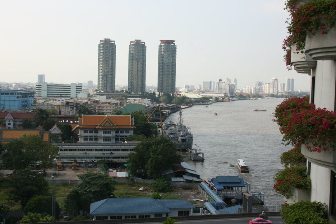 Ausblick vom Balkon Shangri-La Hotel, Bangkok