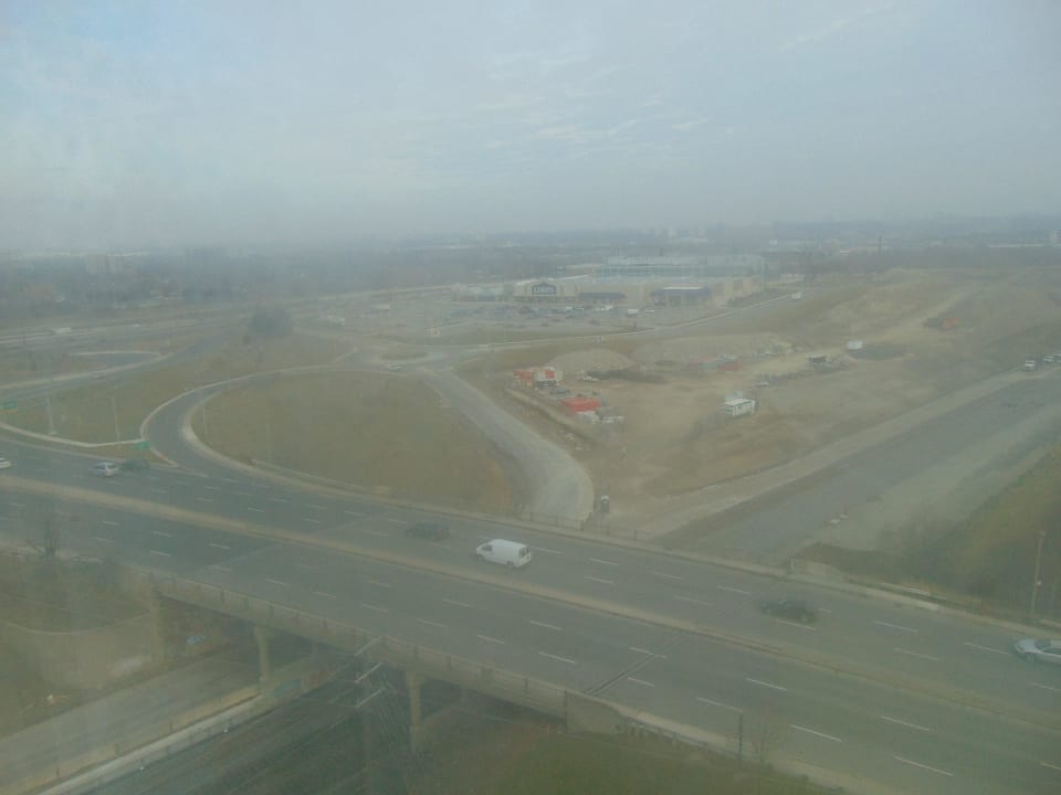 View of Islington Avenue from 14th floor Quality Hotel & Suites Airport East