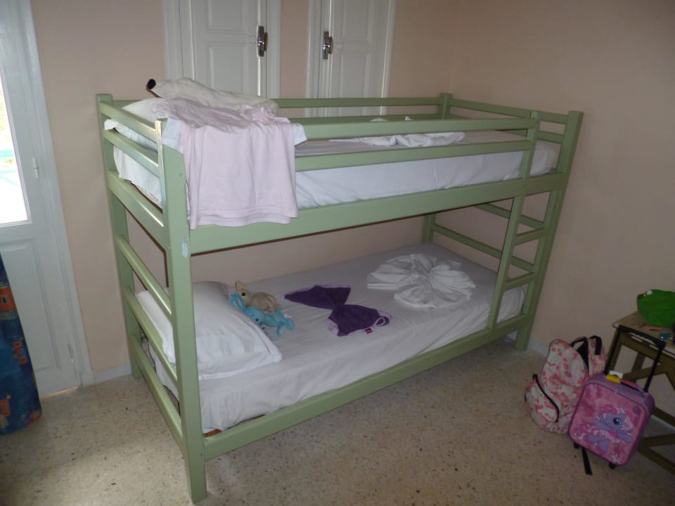 Etagenbett im Familienzimmer Eden Club