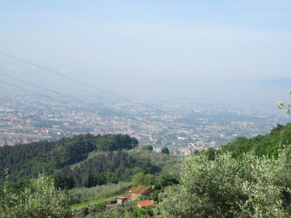 Ausblick auf Montecatini Locanda Zacco
