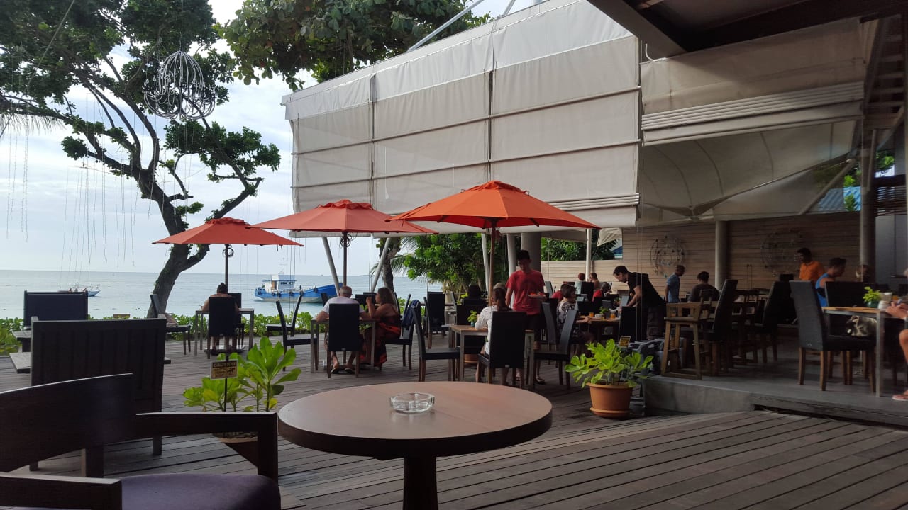 Ausblick aus dem Restaurant Sai Kaew Beach Resort