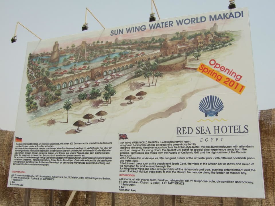Bauschild des Sunwing Waterworld Makadi  Grand Waterworld Makadi & Family Star Makadi