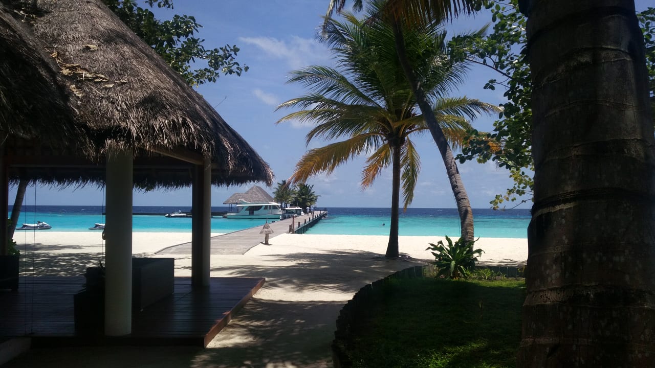 Ankuftssteg Veligandu Maldives Resort Island