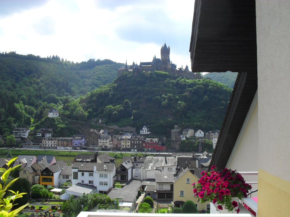 Ausblick vom Balkon Flair Hotel am Rosenhügel