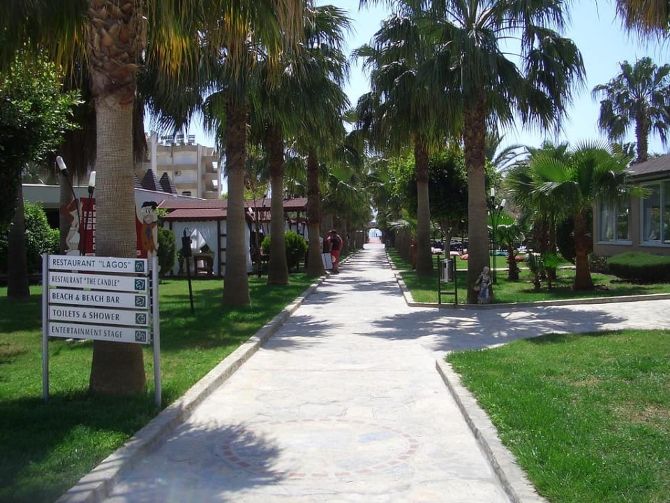 Garten, Weg zum Strand Hotel Royal Garden Beach