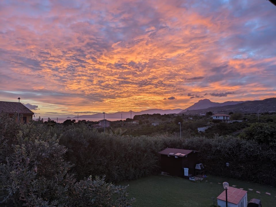 Ausblick Ferienhaus Puvogel