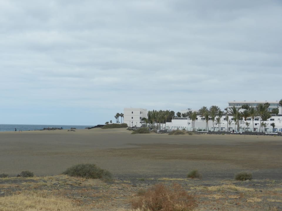 Aufgenommen von der Strandpromenade Hotel Las Costas