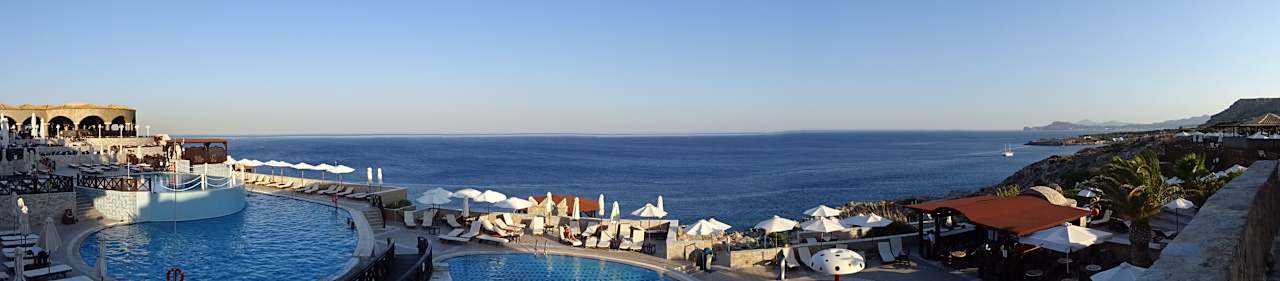 Ausblick Hotel Kalithea Horizon Royal