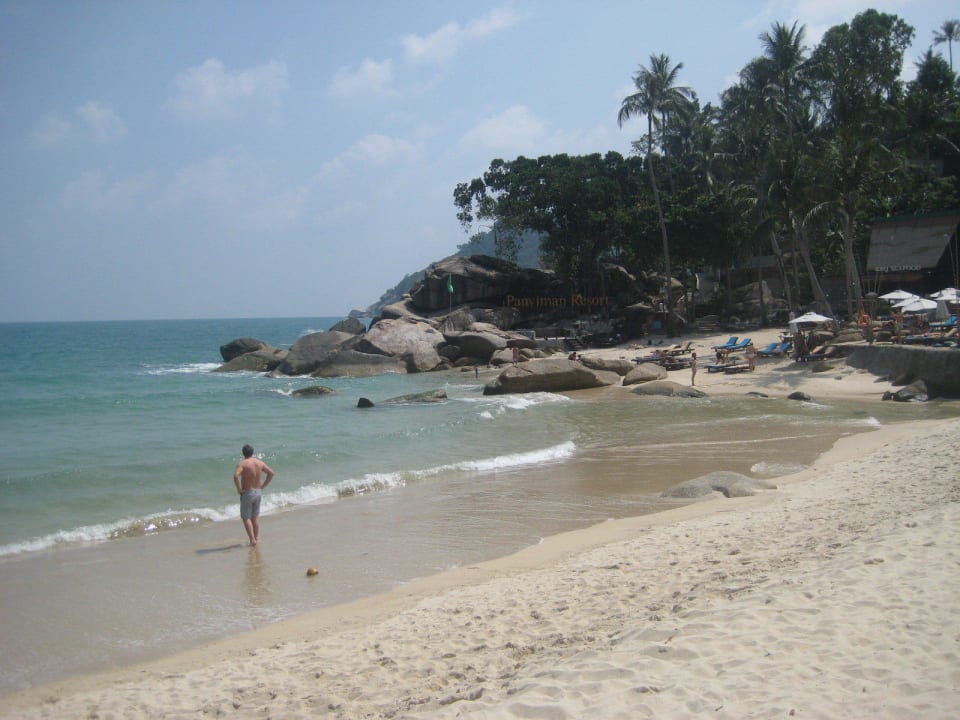 Pláž - pohled vpravo Buri Rasa Village Phangan