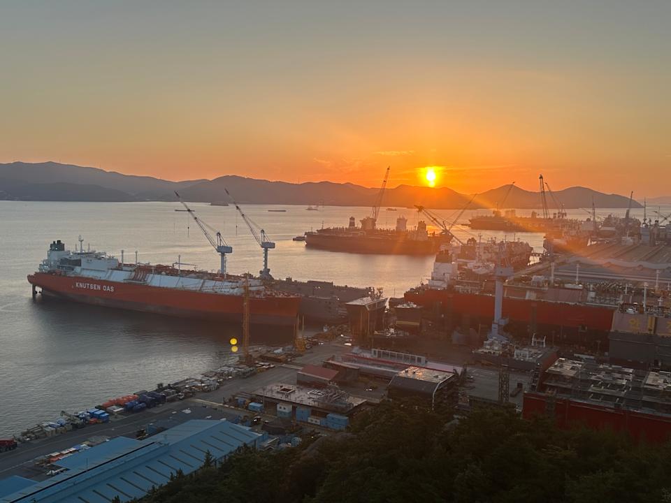 Ausblick Hyundai Hotel Mokpo