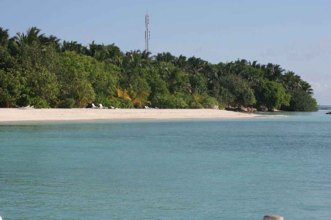 Strandbschnitt an der Ostküste Summer Island Maldives