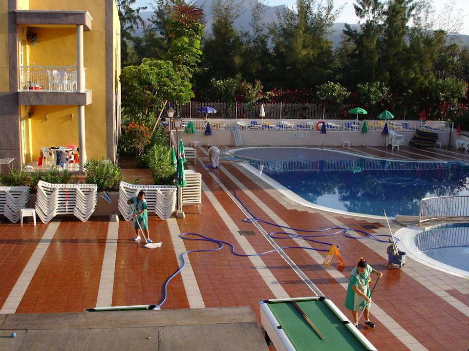 Reinigung der Poolanlage Coral Compostela Beach Golf