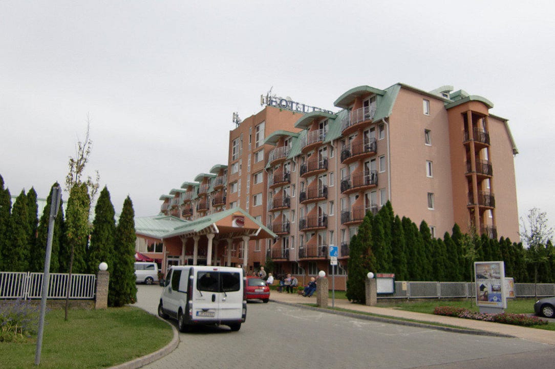 Hotelanfahrt Hotel Europa Fit Superior Hévíz