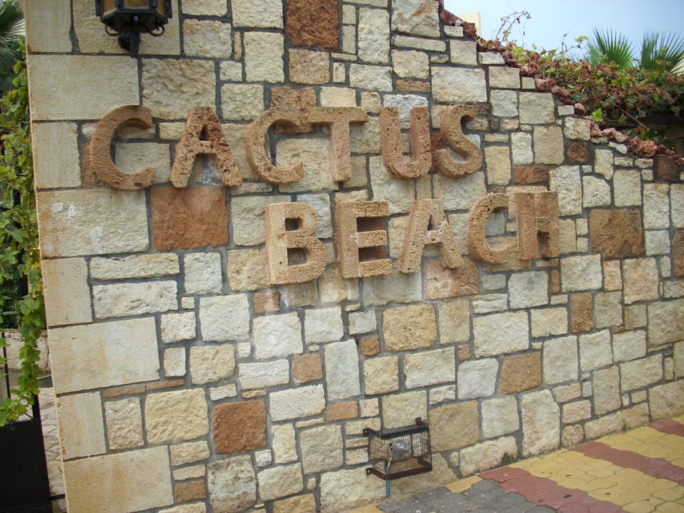 Aussenmauer am Tor Cactus Beach