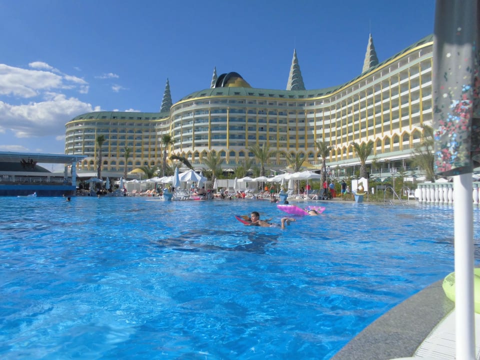 Ein Blick vom Pool Hotel Delphin Imperial