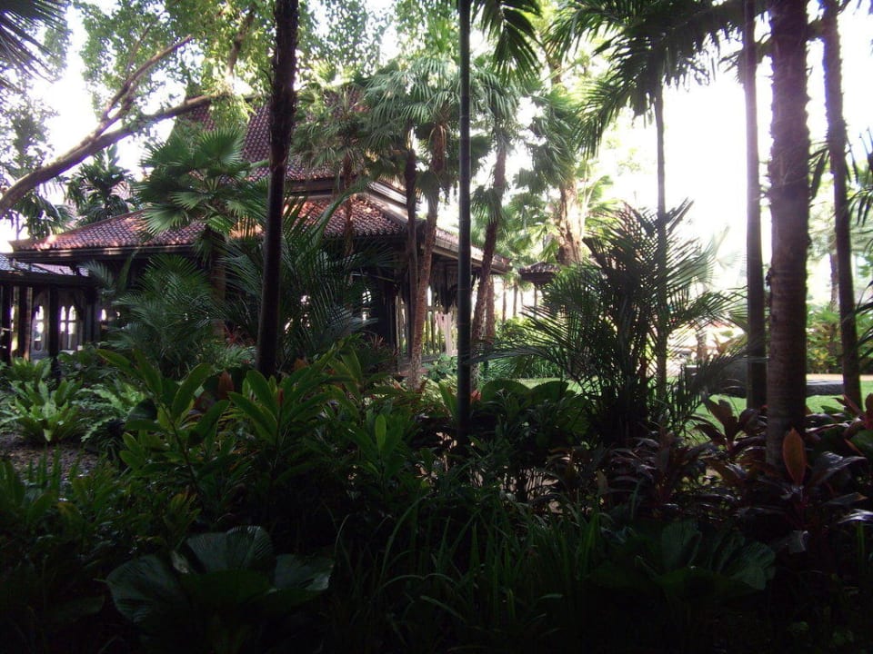 Restaurant im Garten am Fluß Shangri-La Hotel, Bangkok