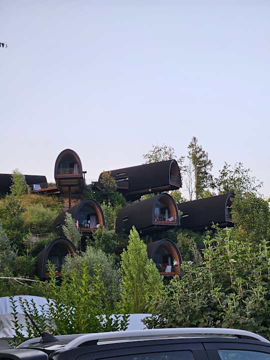 Außenansicht Himmelchalet - Alpencamping Nenzing