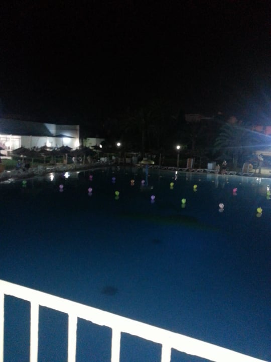 Vorbereitung auf die Poolparty Houda Golf & Beach Club