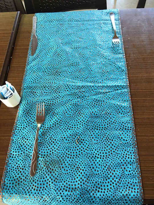 Saubere Tischdecke  Hotel Ideal Beach