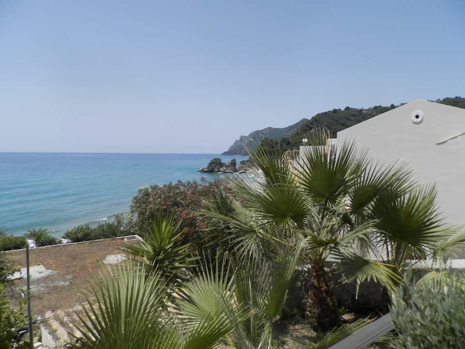 Richtung Strand Pelekas Monastery (Im Umbau/Renovierung)