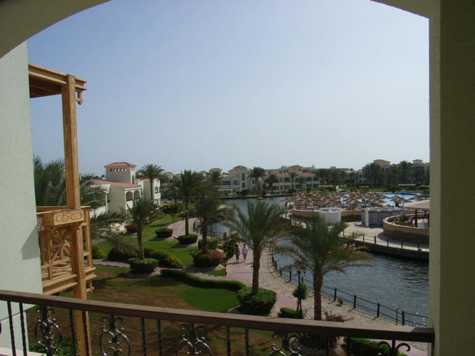 Blick vom Balkon Pickalbatros Dana Beach Resort - Hurghada