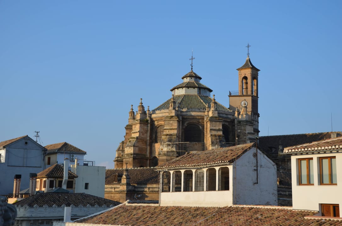 Sicht vom Balkon Hotel Fontecruz Granada